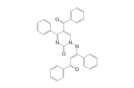 1-(5-BENZOYL-4-PHENYL-2-OXO-1,2-DIHYDRO-PYRIMIDINYL-AMINO)-1-PHENYL-2-BENZOYL-ETHEN