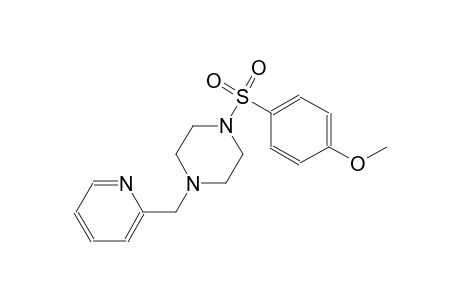 methyl 4-{[4-(2-pyridinylmethyl)-1-piperazinyl]sulfonyl}phenyl ether