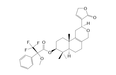 [(R)-(2-METHOXY-2-TRIFLUOROMETHYL)-PHENYL-ACETYL]-ESTER-CORONALACTONE