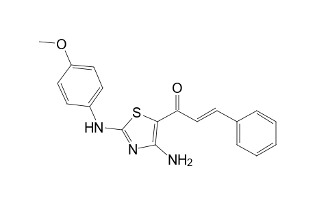 4-Amino-5-cinnamoyl-2-[N-(p-methoxyphenyl)amino]thiazole