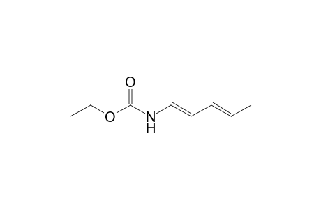 Carbamic acid, 1,3-pentadienyl-, ethyl ester, (E,E)-