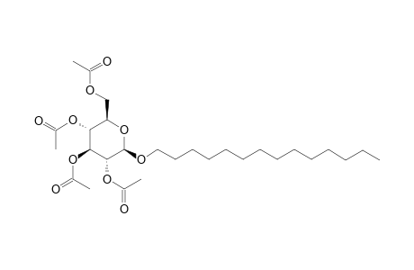 Tetradecyl 2,3,4,6-tetra-O-acetyl-.beta.,D-glucopyranoside