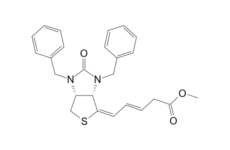 Pentanoic acid 5-[Hexahydro-2-oxo-1,3-dibenzyl-4H-thieno[3,4-d]imidazol-3,5-dienyl] methyl ester