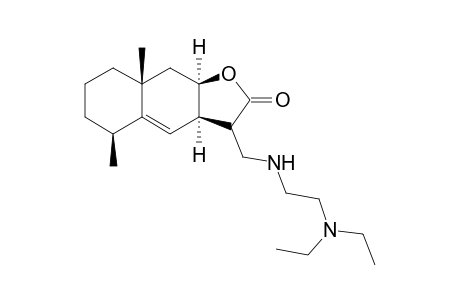(3S,3aR,5S,8aR,9aR)-3-({[2-(diethylamino)ethyl]amino}methyl)-5,8a-dimethyl-3a,5,6,7,8,8a,9,9a-octahydronaphtho[2,3-b]furan-2(3H)-one