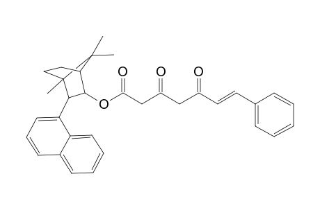 4,7,7-Trimethyl-3-exo-(1-naphthyl)bicyclo[2.2.1]heptan-2-exo-yl (E)-7-phenyl-3,5-dihoxo-6-heptenoate