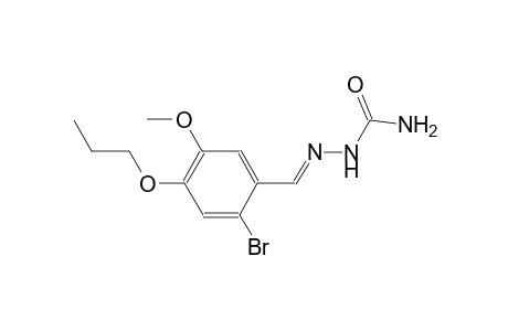 2-bromo-5-methoxy-4-propoxybenzaldehyde semicarbazone