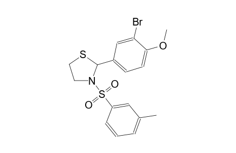 thiazolidine, 2-(3-bromo-4-methoxyphenyl)-3-[(3-methylphenyl)sulfonyl]-