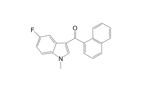 5-Fluoro-1-methyl-3-(1-naphthoyl)indole