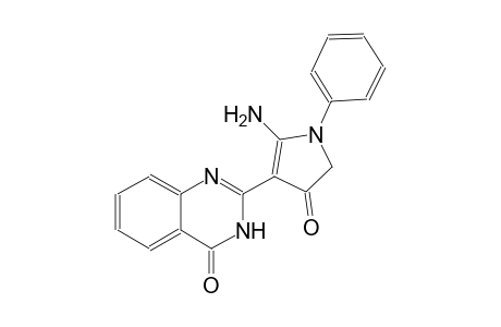 4(3H)-quinazolinone, 2-(2-amino-4,5-dihydro-4-oxo-1-phenyl-1H-pyrrol-3-yl)-