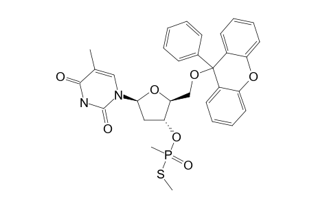 (R(P))-5'-O-DIMETHOXYTRITYL-THYMIDINE-3'-O-(S-METHYL-METHANEPHOSPHONOTHIOLATE);SLOW-(R(P))
