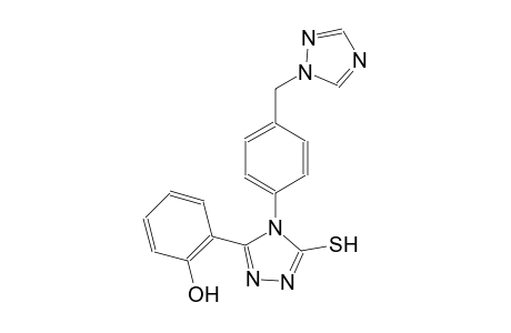 phenol, 2-[5-mercapto-4-[4-(1H-1,2,4-triazol-1-ylmethyl)phenyl]-4H-1,2,4-triazol-3-yl]-