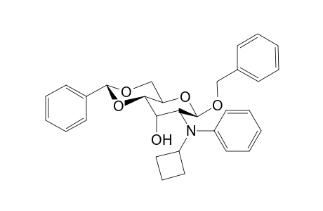 2-.beta.-Benzyloxy-3-(N-phenyl,N-cyclobutyl)amino-4-hydroxy-6-phenyl-1,5,7-trioxabicyclo[4.4.0]decane