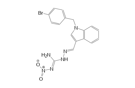 1H-indole-3-carboxaldehyde, 1-[(4-bromophenyl)methyl]-, [(E)-amino(2,2-dioxido-2lambda~1~-diazanylidene)methyl]hydrazone