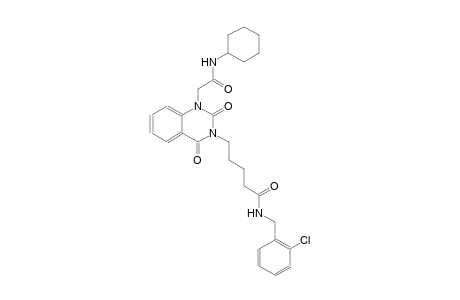 N-(2-chlorobenzyl)-5-(1-[2-(cyclohexylamino)-2-oxoethyl]-2,4-dioxo-1,4-dihydro-3(2H)-quinazolinyl)pentanamide