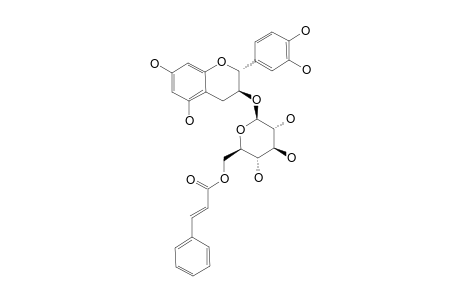 (+)-CATECHIN-3-O-BETA-D-GLUCO-(2-CINNAMOYL)-PYRANOSIDE