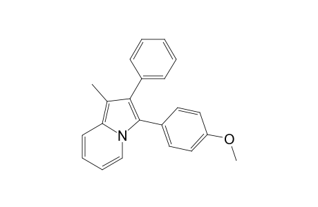 3-(4-methoxyphenyl)-1-methyl-2-phenyl-indolizine