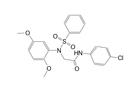 2-(N-besyl-2,5-dimethoxy-anilino)-N-(4-chlorophenyl)acetamide