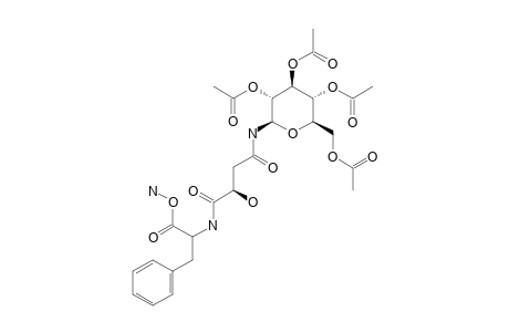 N-[(2-S)-1,4-DIOXO-2-HYDROXY-4-[(2,3,4,6-TETRA-O-ACETYL-BETA-D-GLUCOPYRANOSYL)-AMINO]-BUTYL]-PHENYLALANINE_AMIDE