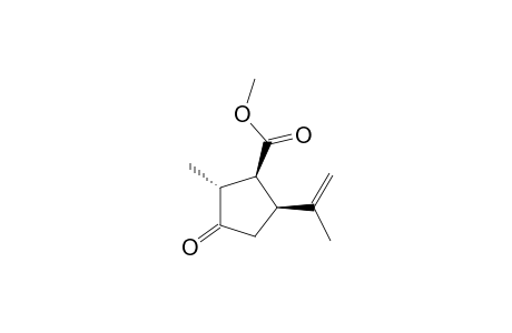 Methyl (1S,2R,5S)-2-Methyl-3-oxo-5-(prop-1-en-2-yl)cyclopentanecarboxylate