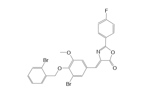 (4Z)-4-{3-bromo-4-[(2-bromobenzyl)oxy]-5-methoxybenzylidene}-2-(4-fluorophenyl)-1,3-oxazol-5(4H)-one