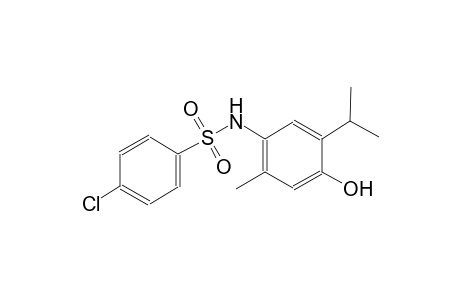 4-Chloro-N-(4-hydroxy-5-isopropyl-2-methyl-phenyl)-benzenesulfonamide