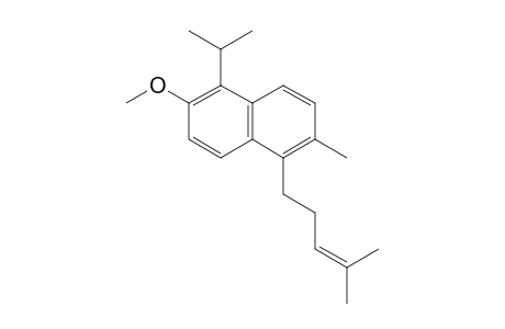5-(5'-Isopropyl-6'-methoxy-2'-methyl-1'-naphthyl)-2-methylpent-2-ene