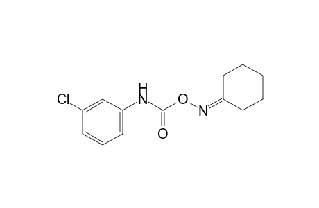 cyclohexanone, O-[(m-chlorophenyl)carbamoyl]oxime
