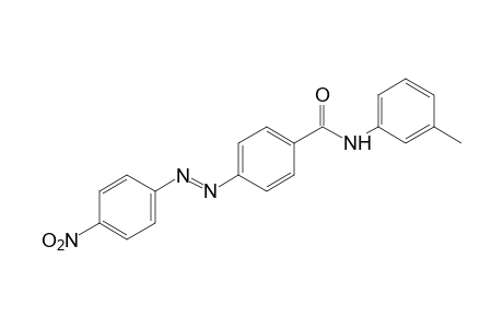 4-[(p-nitrophenyl)azo]-m-benzotoluidide
