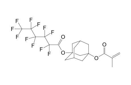 3-[(perfluoropentyl)carbonyloxy]-1-adamantyl methacrylate
