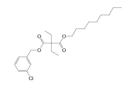 Diethylmalonic acid, 3-chlorobenzyl nonyl ester