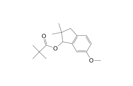 (6-methoxy-2,2-dimethyl-1,3-dihydroinden-1-yl) 2,2-dimethylpropanoate