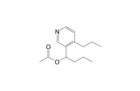 1-(4'-Propylpyridin-3'-yl)butyl acetate