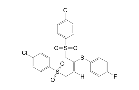 (E)-1,4-bis[(p-chlorophenyl)sulfonyl]-2-[(p-fluorophenyl)thio]-2-butene