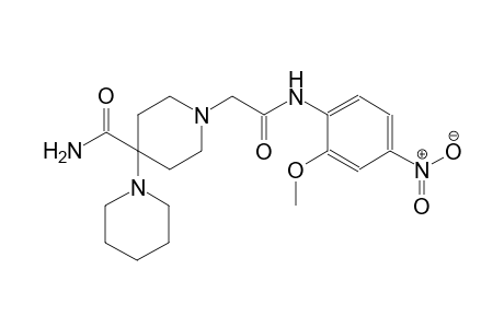 1'-(2-((2-methoxy-4-nitrophenyl)amino)-2-oxoethyl)-[1,4'-bipiperidine]-4'-carboxamide