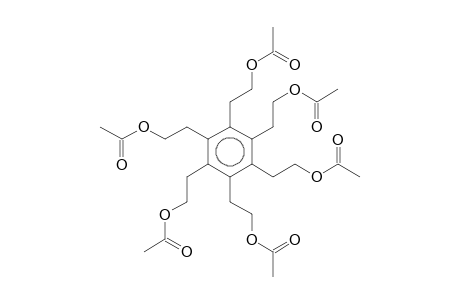 2-(2,3,4,5,6-Pentakis[2-(acetyloxy)ethyl]phenyl)ethyl acetate