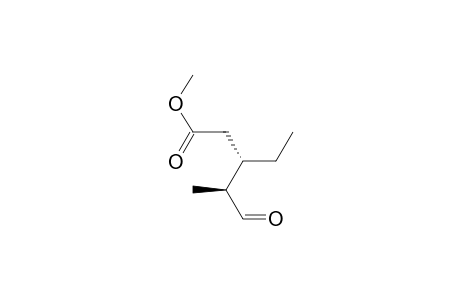 (3s,4s)-methyl-3-ethyl-4-methyl-5-oxopentanoate