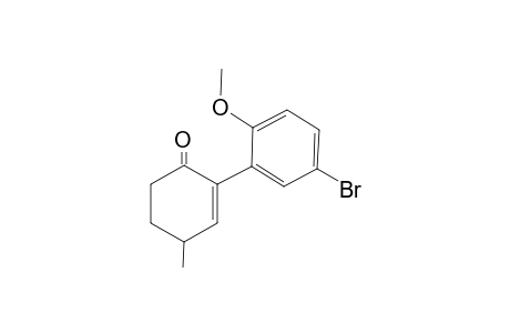 2-[5'-Bromo-2'-(methoxy)phenyl]-4-methylcyclohex-2-en-1-one