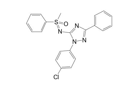 [1-(4-Chlorophenyl)-3-phenyl-1H-1,2,4-triazol-5-yl]imino}(methyl)(phenyl)-.lambda.6-sulfanone