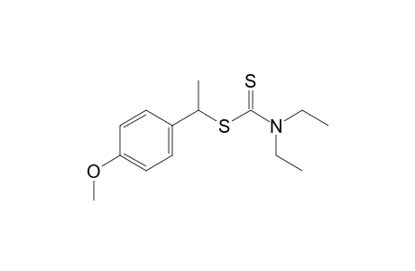 1-(4-methoxyphenyl)ethyl diethylcarbamodithioate