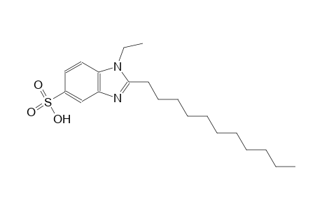 1-ethyl-2-undecyl-1H-benzimidazole-5-sulfonic acid