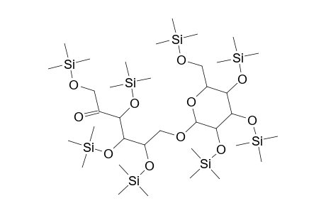 D-Fructose, 6-O-[2,3,4,6-tetrakis-O-(trimethylsilyl)-.alpha.-D-glucopyranosyl]-1,3,4,5-tetrakis-O-(trimethylsilyl)-