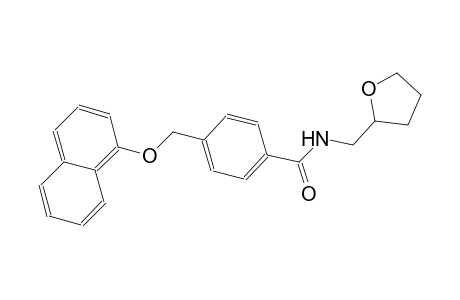 4-[(1-naphthyloxy)methyl]-N-(tetrahydro-2-furanylmethyl)benzamide