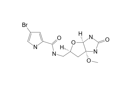 N-[[(3aR,5S,6aR)-2-keto-6a-methoxy-3,3a,5,6-tetrahydro-1H-furo[4,5-d]imidazol-5-yl]methyl]-4-bromo-1H-pyrrole-2-carboxamide