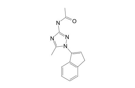 N-[1-(3H-inden-1-yl)-5-methyl-1,2,4-triazol-3-yl]acetamide
