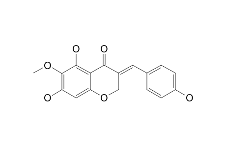 3-(4-HYDROXYBENZYLIDENE)-5,7-DIHYDROXY-6-METHOXYCHROMAN-4-ONE