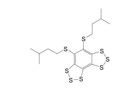 7,8-Bis(isopentylthio)benzo[1,2-d][3,4-d']bis-1,2,3-trithiole
