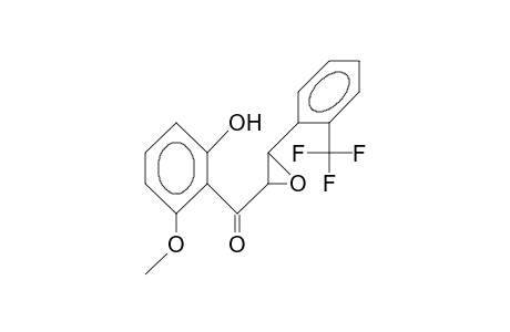 2-Trifluoromethyl-2'-hydroxy-6'-methoxy-chalcone epoxide