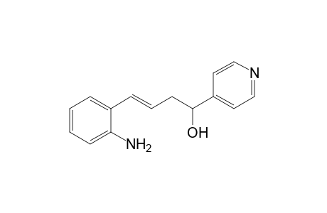 4-(2-Aminophenyl)-1-(4-pyridyl)but-3-en-1-ol