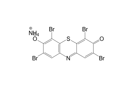 2,4,6,8-Tetrabromo-7-hydroxyphenoxazon-NH4 salt