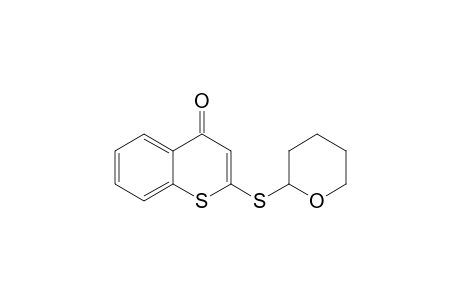 4H-1-Benzothiopyran-4-one, 2-[(tetrahydro-2H-pyran-2-yl)thio]-